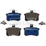Borg & Beck Front & Rear Brake Discs & Pads fits Audi A4 B5 1995-2001