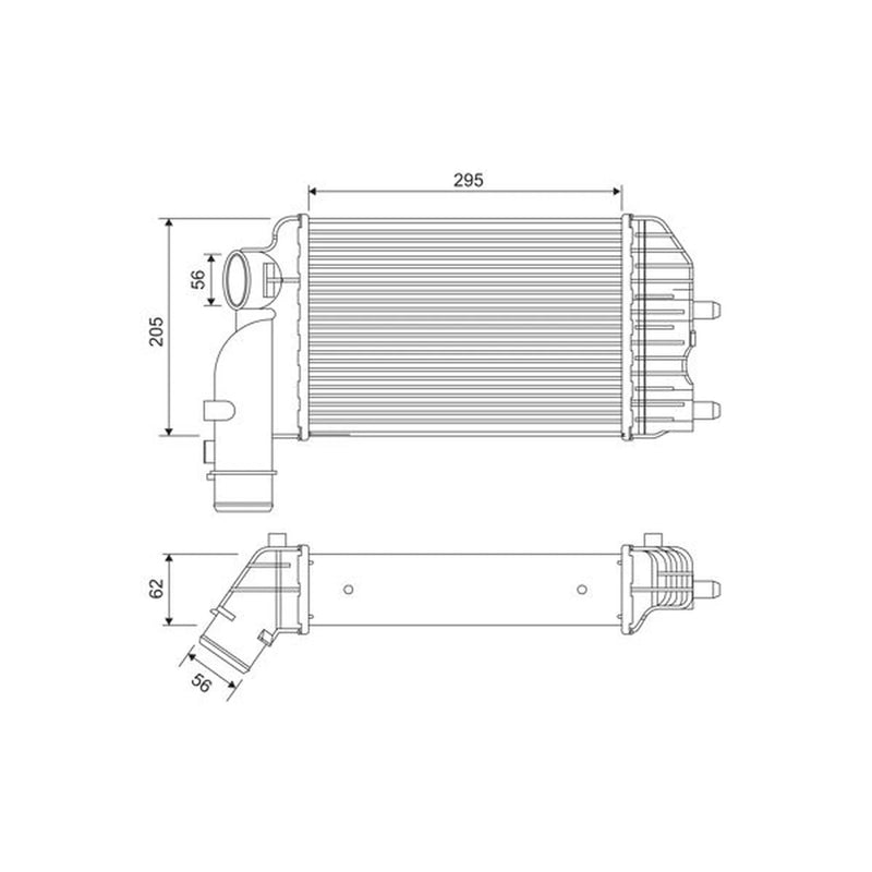 Valeo Intercooler (Charge Air Cooler) 817632