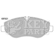 Key Parts 4 x Front Brake Pad Set fits Iveco Daily IV 2006-2012
