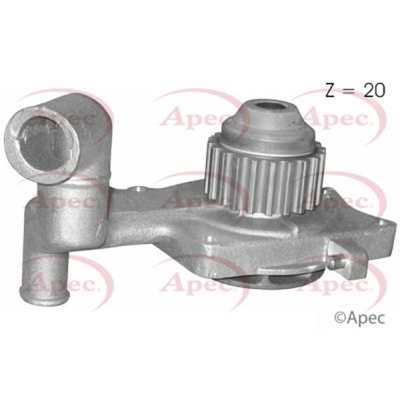 Apec Engine Cooling Water Pump fits Ford Escort 1983-1985 1.3 1.6