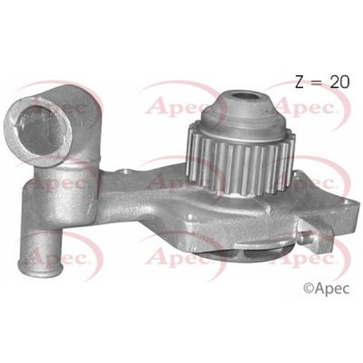 Apec Engine Cooling Water Pump fits Ford Escort 1983-1985 1.3 1.6