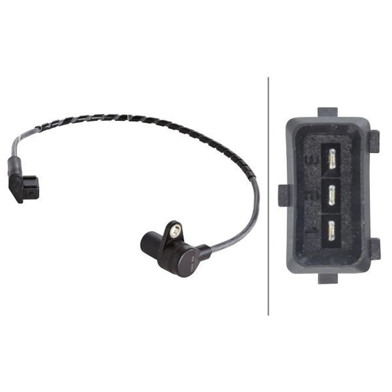 Hella Crankshaft Position Sensor fits BMW 5 1987-1993