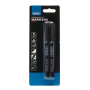 Draper Marker Pens, Black (Pack of 2) 20942 Draper - Dynamic Drive