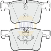 NAPA Front Brake Pad Set NBP1162