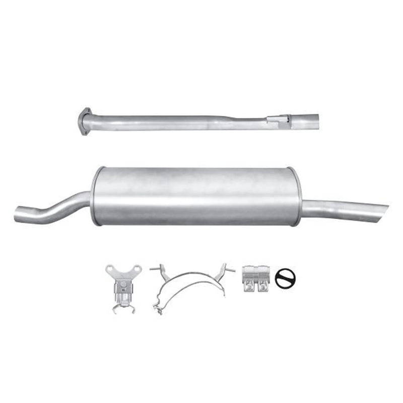 Hella End Silencer Rear fits BMW 3 1987-1994