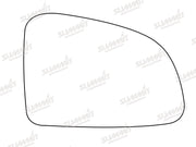 Summit Stick-On Standard Mirror Glass fits Vauxhall Meriva 03 on RHS Summit - Bars 4 Cars