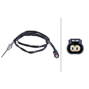 Hella Exhaust Gas Temperature Sensor before soot particulate filter 6PT 358 284-331