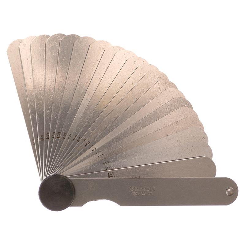 Starrett 66MA Feeler Gauge 20 Piece Set 0.05-1mm Starrett - NN4 Online