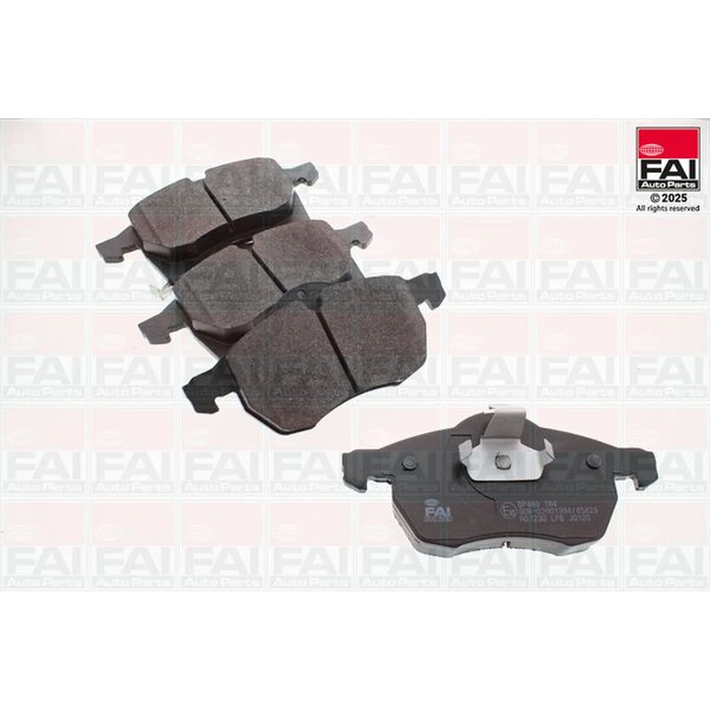 FAI Front Brake Pad Set fits Opel Astra G 1998-2005 1.8 2.0 2.2