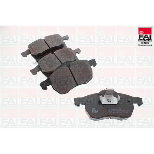 FAI Front Brake Pad Set fits Opel Astra G 1998-2005 1.8 2.0 2.2
