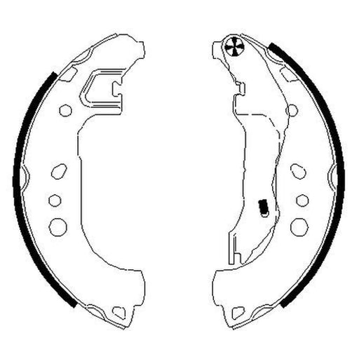 Mintex Brake Shoe Set Axle Kit fits Seat Toledo IV 2012-2019 1.0 1.2 1.4 1.6