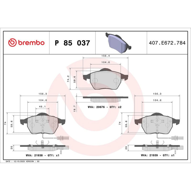 Brembo Front & Rear Brake Discs & Pads fits VW Passat B5 1996-2000