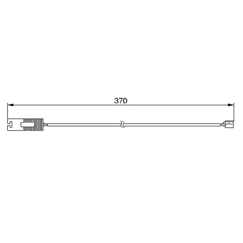 Bosch Brake Pad Wear Sensor Front fits BMW 8 1990-1999