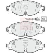 Apec Front Brake Pad Set fits Audi A1 2018 on