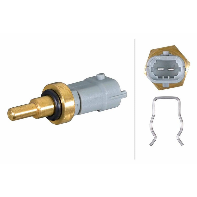 Hella Coolant Temperature Sensor fits Abarth 124 Spider 2016 on 1.4