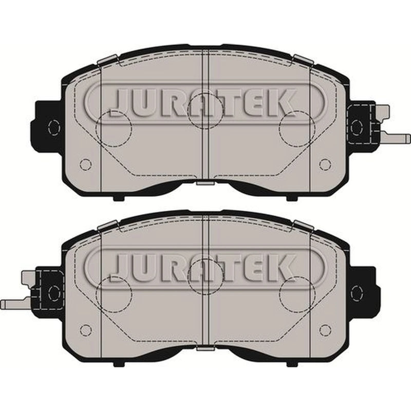 Juratek Front Brake Pad Set fits Nissan Leaf 2010-2017