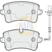 NAPA Rear Brake Pad Set fits Audi A8 D4 2009-2018 2.0 3.0 4.0 4.2 6.3