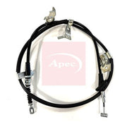 Apec Handbrake Cable Left Rear fits Fiat Sedici 2006-2014 1.6 2.0