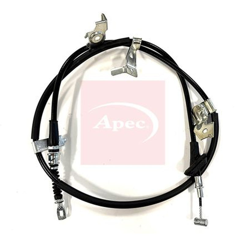 Apec Handbrake Cable Left Rear fits Fiat Sedici 2006-2014 1.6 2.0