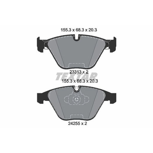 Textar Front Brake Pad Set 2331301