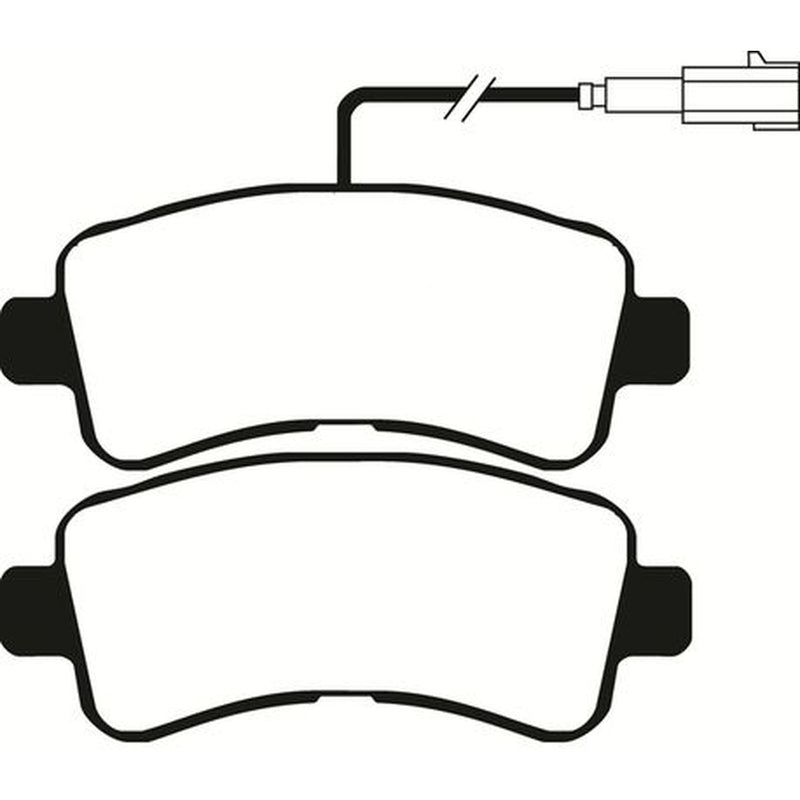 Abtex Rear Brake Pad Set fits Citroën Relay III 2006-2023 2.0 2.2 3.0