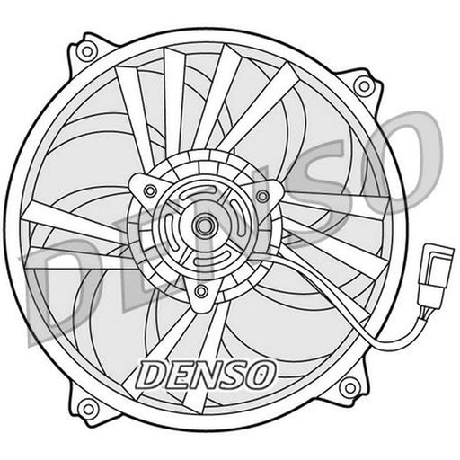Denso Engine Cooling Fan fits Citroën Berlingo First Box Body 1998-2011 1.9