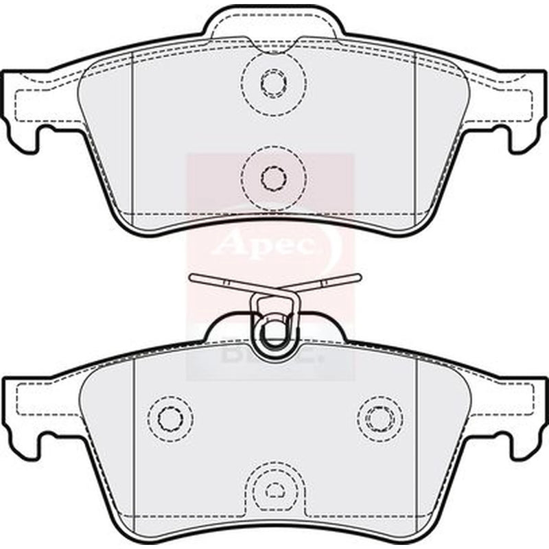 Apec Rear Brake Pad Set PD3277