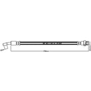 Juratek Brake Hydraulic Hose Line Rear Right fits Kia Cee'D 2006-2012
