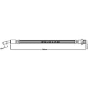 Juratek Brake Hydraulic Hose Line Rear Right JBH1216R