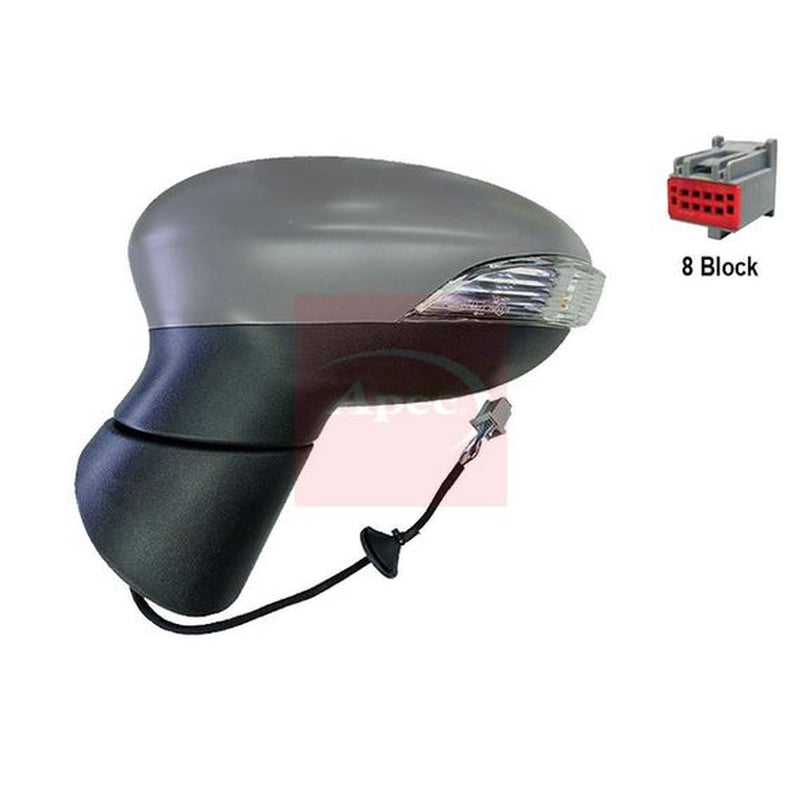 Apec Door / Wing Mirror Left fits Ford Fiesta VI 2008-2018 1.25 1.4 1.6