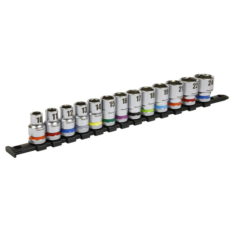 Sealey Premier Platinum Premier Platimum Socket Set 1/2"Sq Drive 13pc AK2661 Sealey Premier Platinum - Dynamic Drive