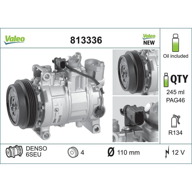 Valeo Air Conditioning Compressor 813336