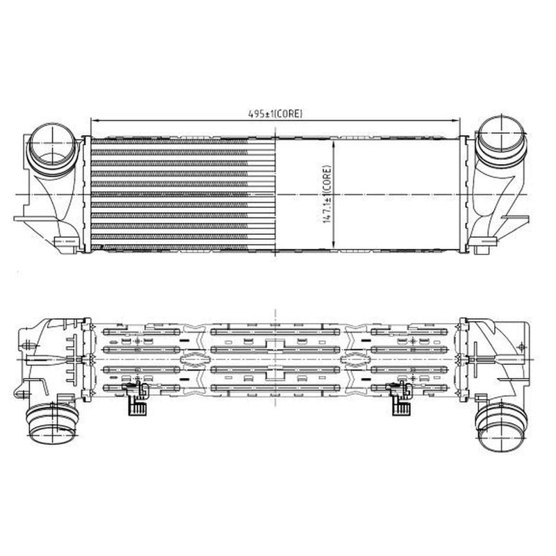 NRF Intercooler (Charge Air Cooler) 309065