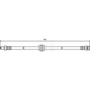 Apec Brake Hydraulic Hose Line Rear fits Ford Focus I 1998-2004 1.4 1.6 1.8
