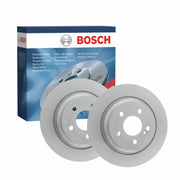 Bosch 2 x Solid Rear Brake Discs 0986479414-x2