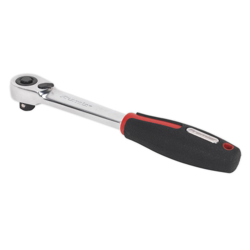 Sealey Ratchet Wrench 3/8"Sq Drive Compact Head 72-Tooth Flip Reverse Platinum S Sealey - Dynamic Drive
