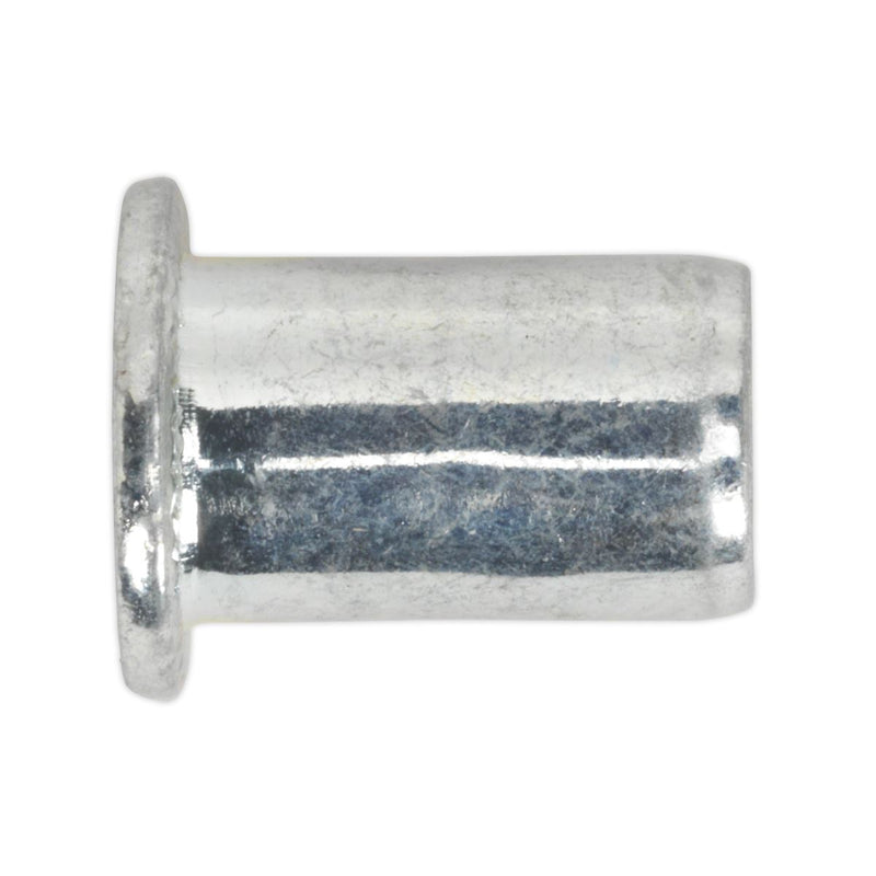Sealey Threaded Insert (Rivet Nut) M6 Regular Pack of 50 TIRM6 Sealey - Dynamic Drive