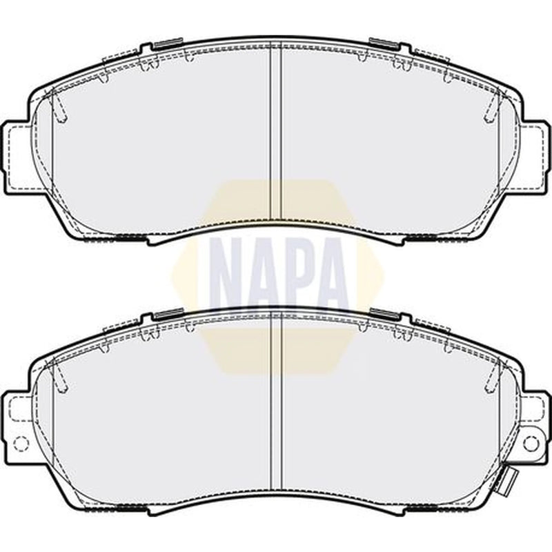 NAPA Front Brake Vented Discs & Pads fits Honda Cr-V IV 2012-2018 1.6 2.2