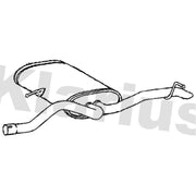 Klarius Box With Tail Pipe Rear fits Citroën C5 Aircross 2018 on 1.2