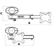 LCD TV Hinged Bracket (Wall Mount) Nova - Dynamic Drive
