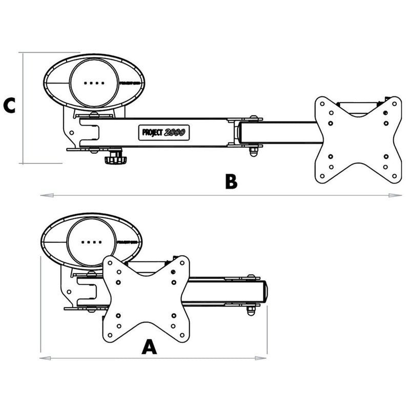 LCD TV Hinged Bracket (Wall Mount) Nova - Dynamic Drive