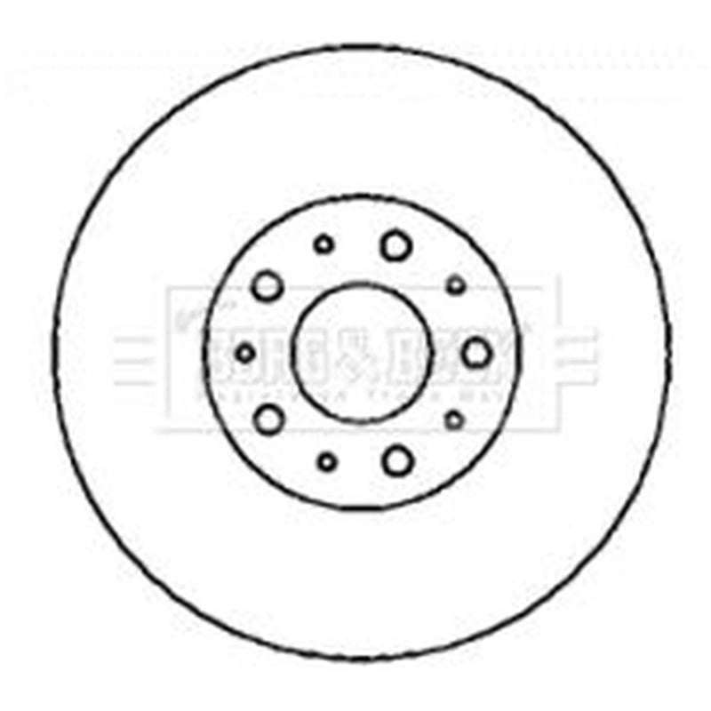 Borg & Beck Front & Rear Brake Discs & Pads fits Volvo S70 1998-1999 2.4