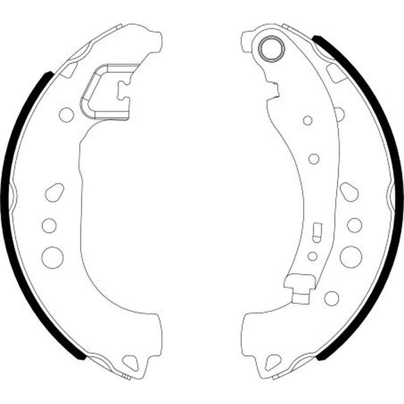 Mintex Brake Shoe Set Axle Kit fits Renault Twingo III 2014-2024 0.9 1.0