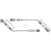 NAPA Brake Hydraulic Hose Line Rear Right NBH1078