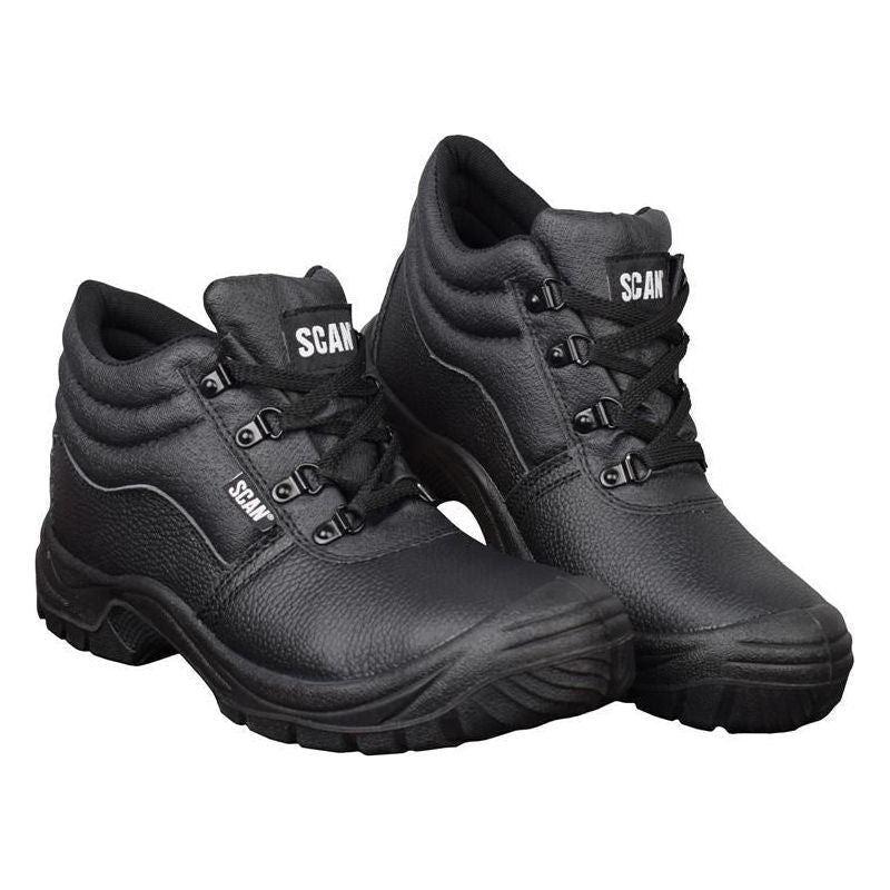 Scan 4 D-Ring Chukka Safety Boots Black UK 11 EUR 46 Scan - Dynamic Drive