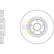 NAPA Front & Rear Brake Discs & Pads fits Renault Koleos I 2008 on 2.5