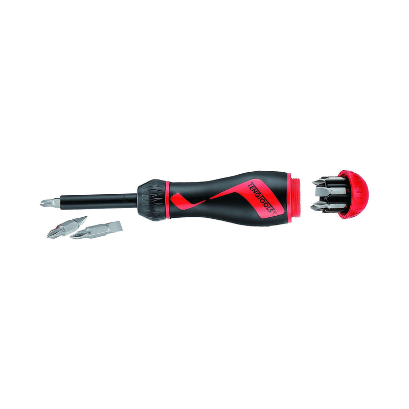 Teng Tools 1/4" Ratcheting Bits Driver Double End Bits Set Teng Tools - Dynamic Drive