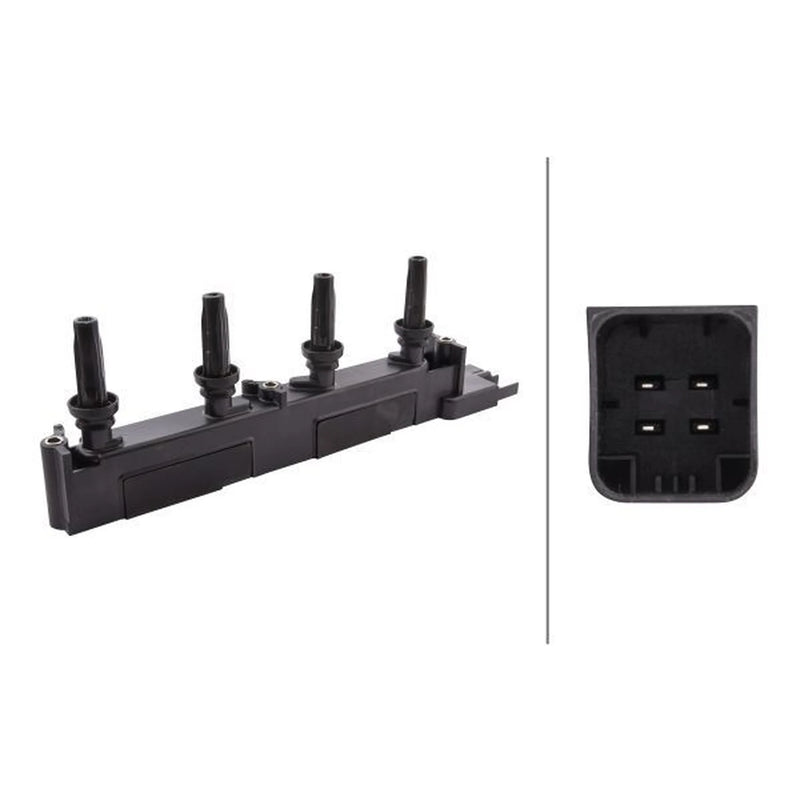 Hella Ignition Coil Pack fits Citroën C4 2004-2007 2.0