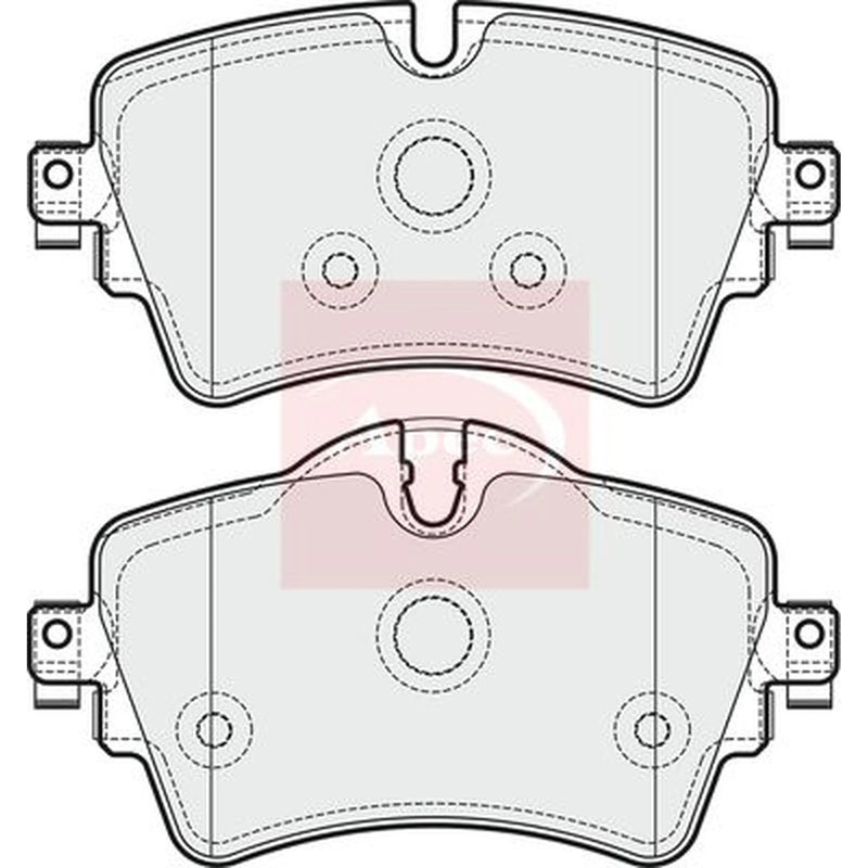 Apec Front Brake Pad Set PAD2030
