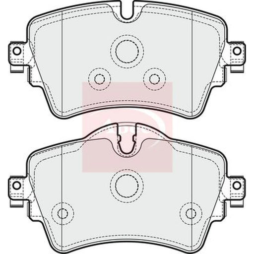 Apec Front Brake Pad Set PAD2030